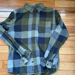 Quicksilver button down flannel